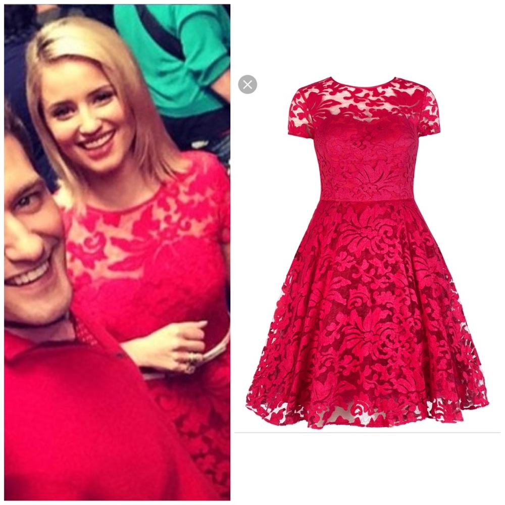 Ted Baker “Caree” floral lace dress 3 (US 8)